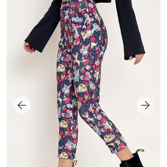 Blackmilk Eevee Evolution Floral Cuffed Pants - Picture 3 of 13